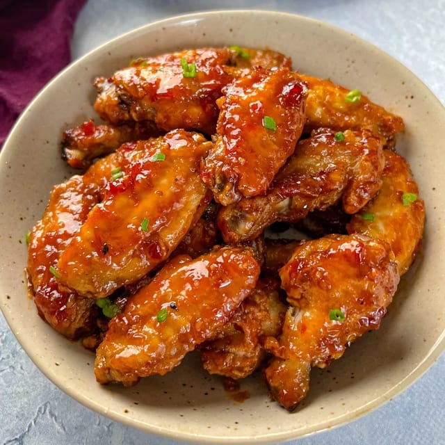 Sweet Asian Chili Wings.