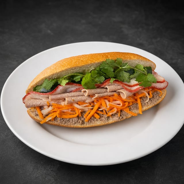 Pork Belly Sandwich/ Bánh Mì Thịt Ba-Rọi.